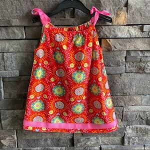 Hanna Andersson Floral Pillowcase Dress Size 3‎